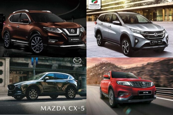 Best SUVs in Malaysia.