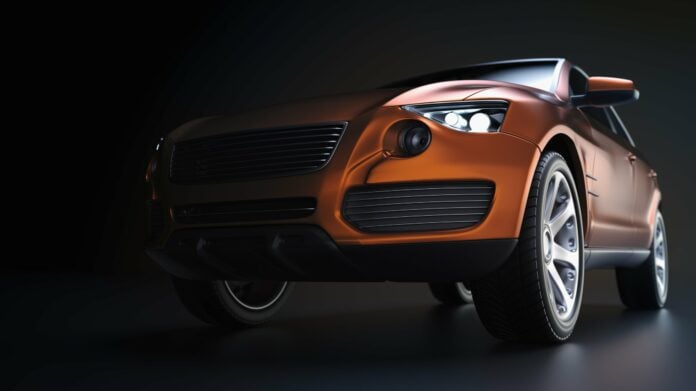 sedan or suv - 3d image of suv