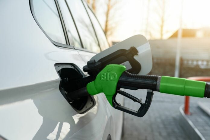 Refueling car with biofuel