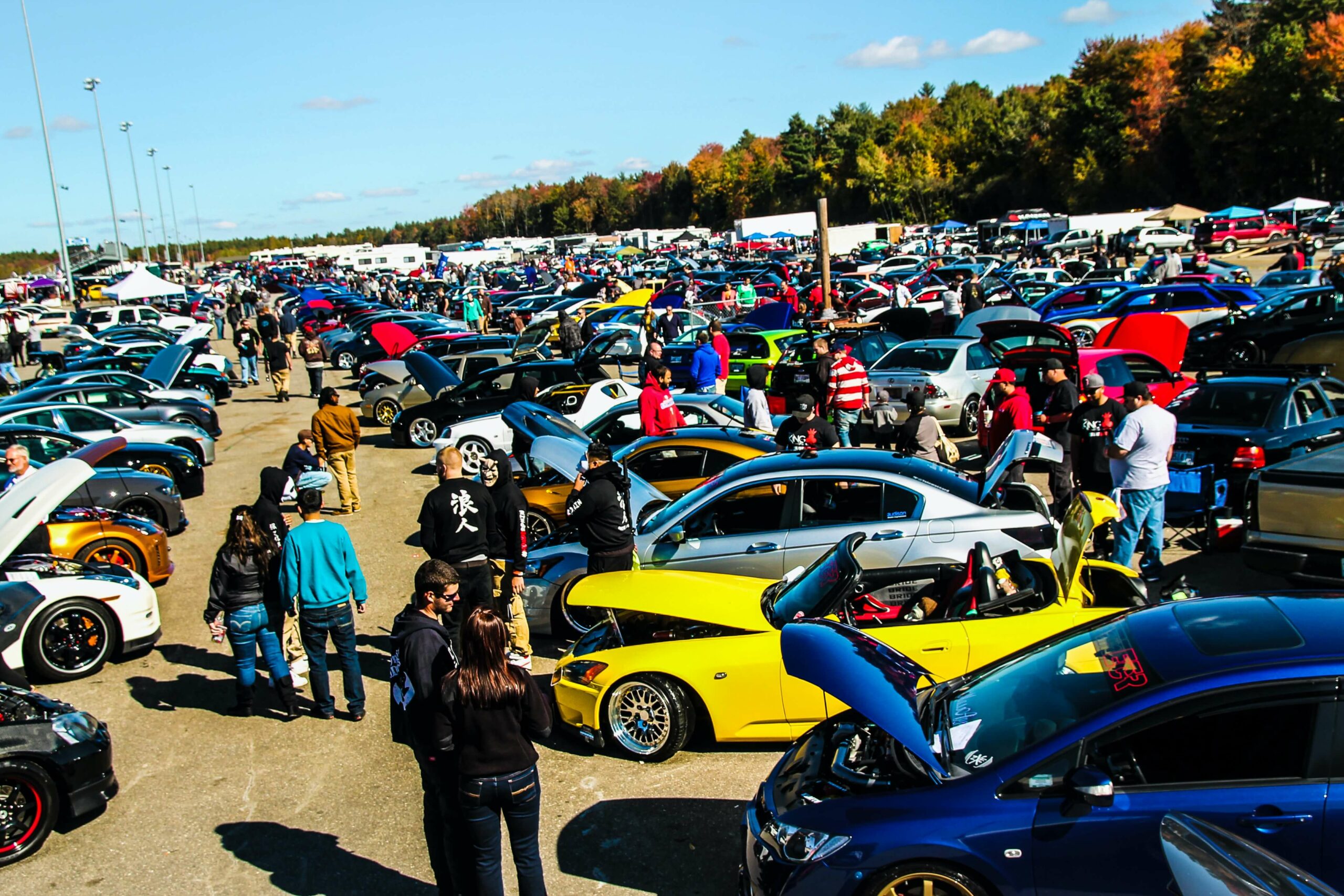 Look out for any car meet or shows organizing in your town and take them there! 