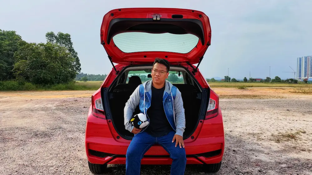 honda jazz gk5 boot space