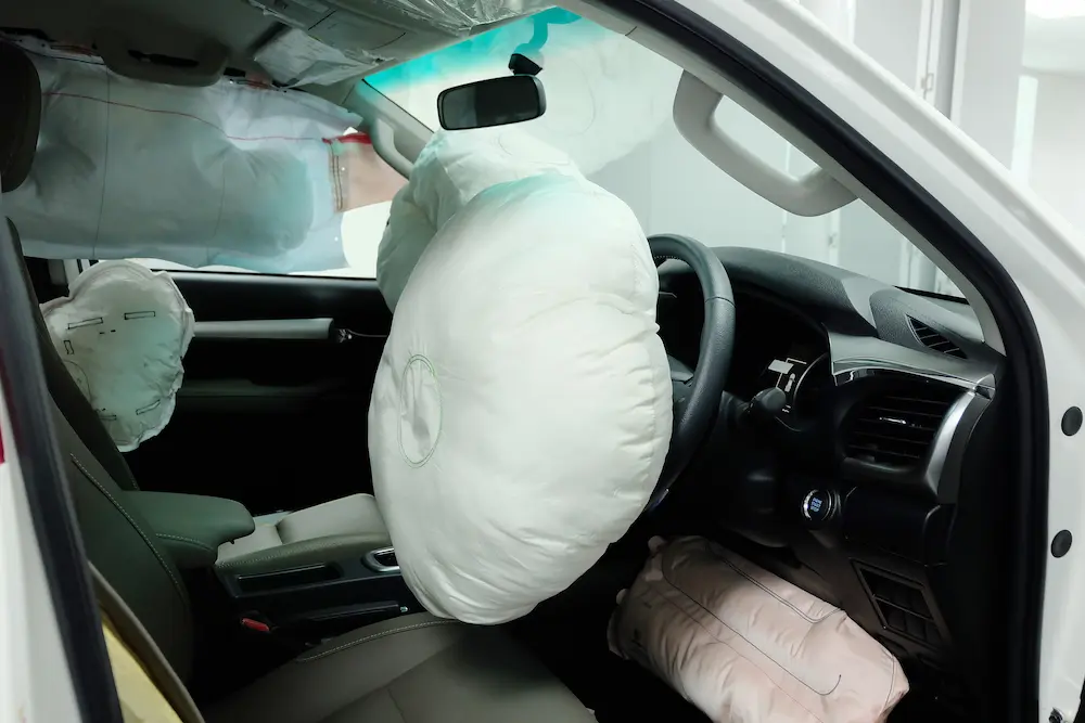 airbag deployed, honda city vs toyota vios
