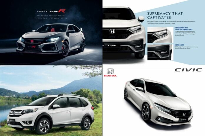 Honda Car models in Malaysia