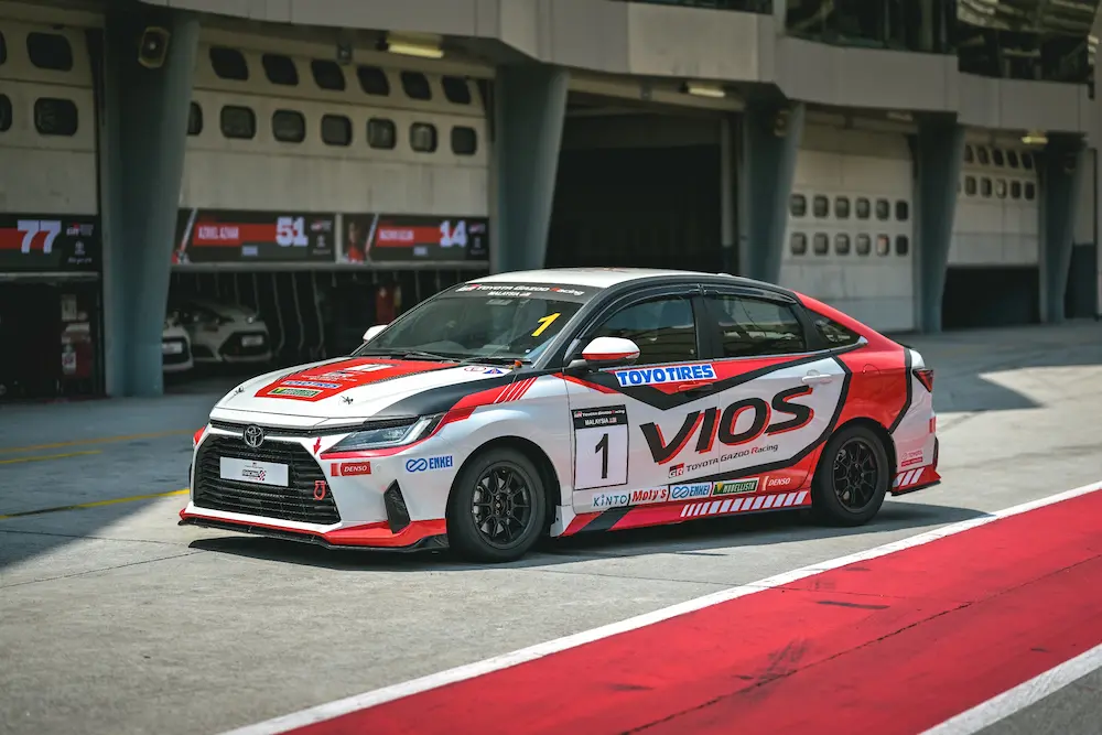 toyota gazoo sepang, toyota vios baru