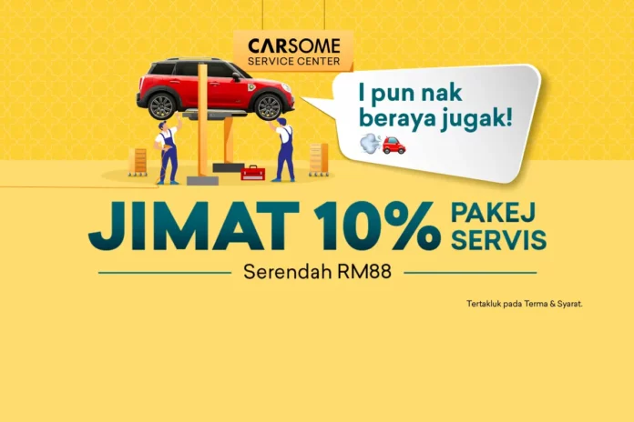 promosi servis kereta