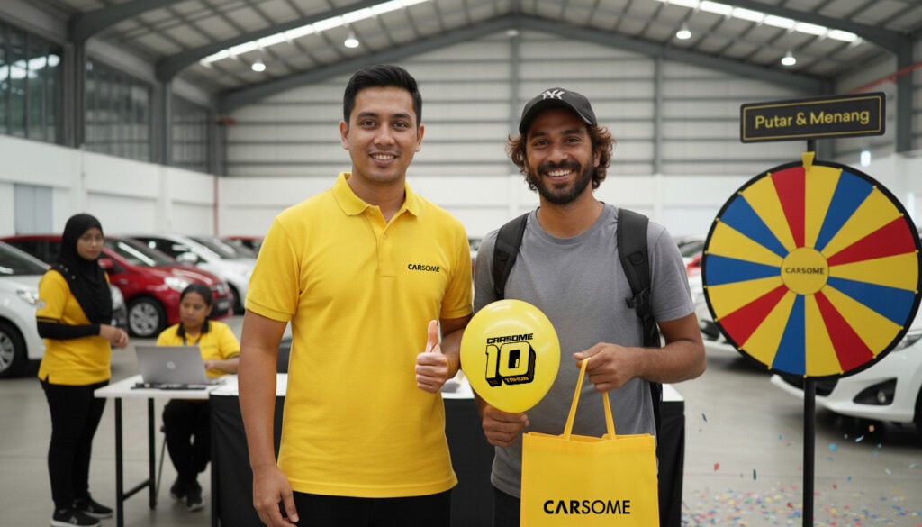 Pelanggan di CARSOME Juru Autofair pada 21 – 23 November