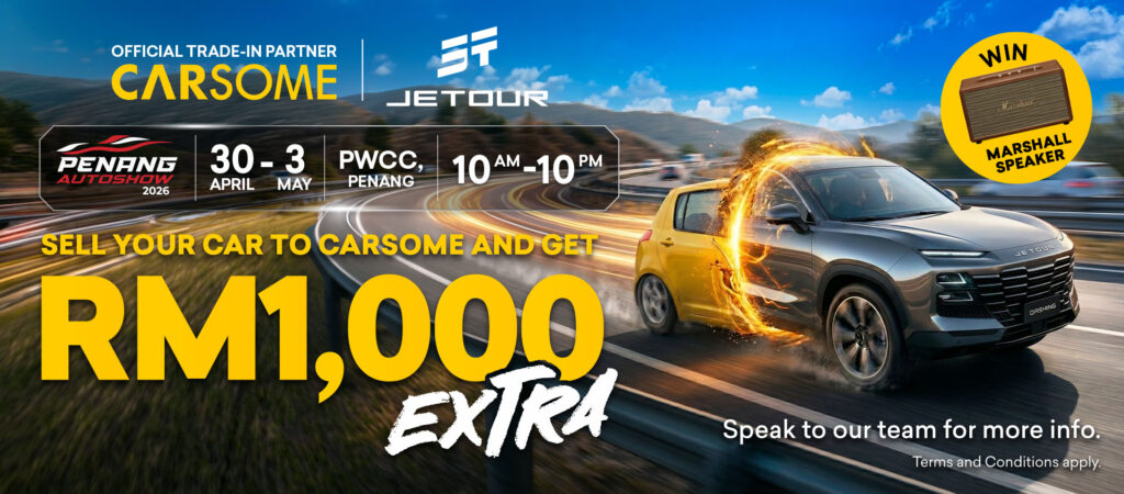 CARSOME JETOUR's Official Trade-in Partner