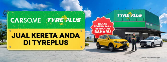 Jual Kereta Anda di Lebih Banyak Lokasi Dengan TYREPLUS