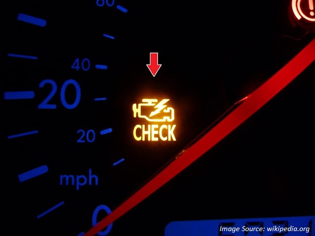 Car warning lights and indicators